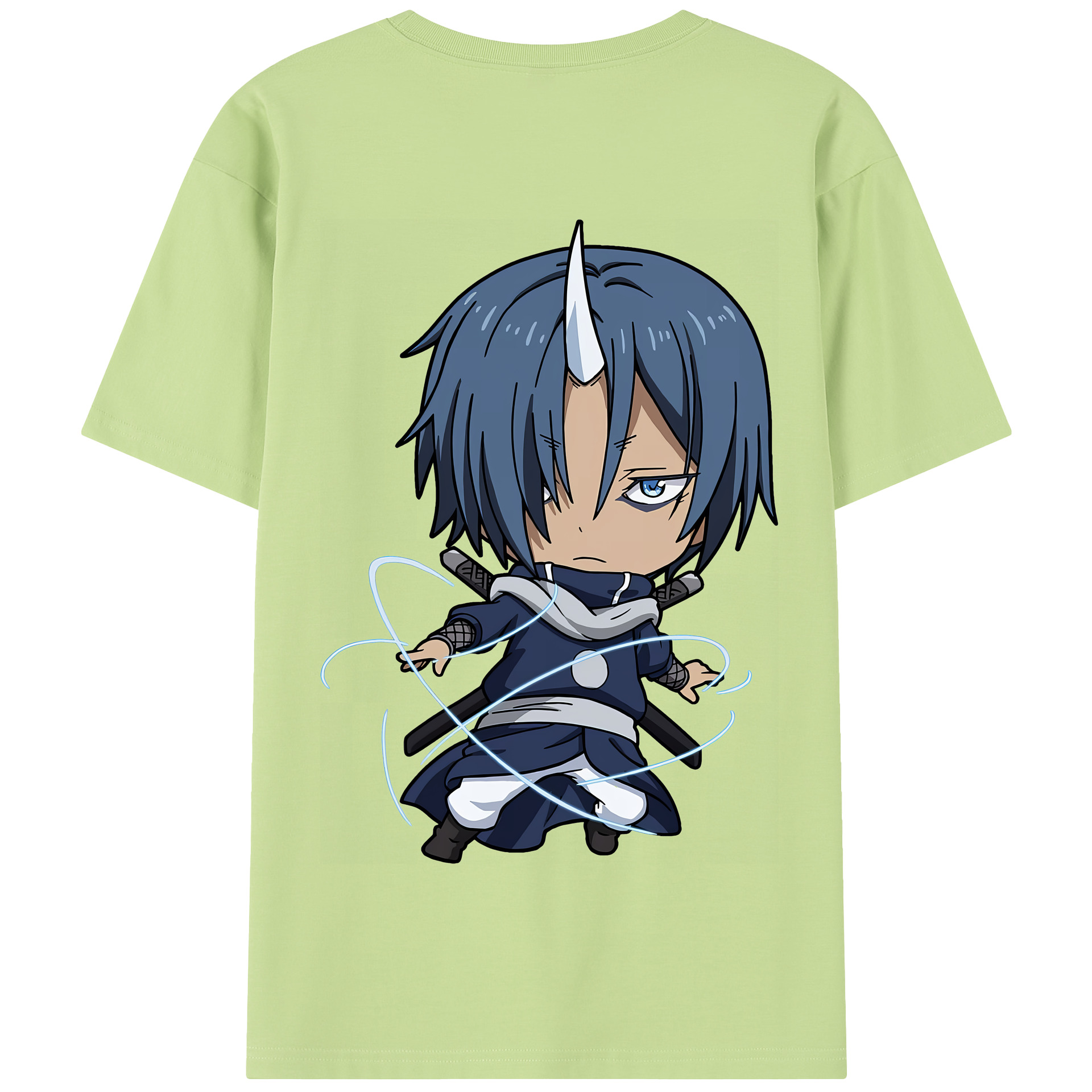 （画像用） 転スラ Regarding Reincarnated to Slime 綿100％半袖Tシャツ（背面プリント）